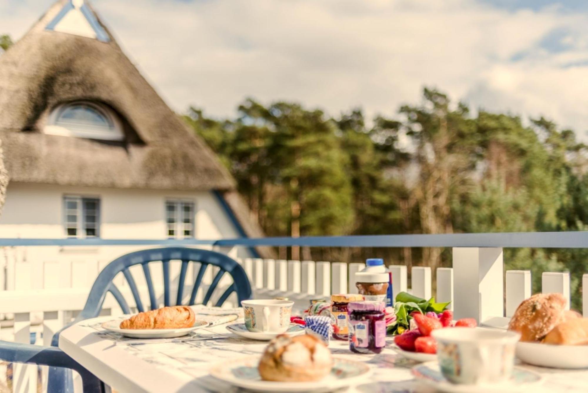 Achtern Diek Haus 12A Wohnung 7 Zingst Esterno foto